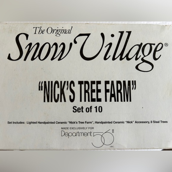 Department 56 “Nick’s Tree Farm” - Picture 3 of 6